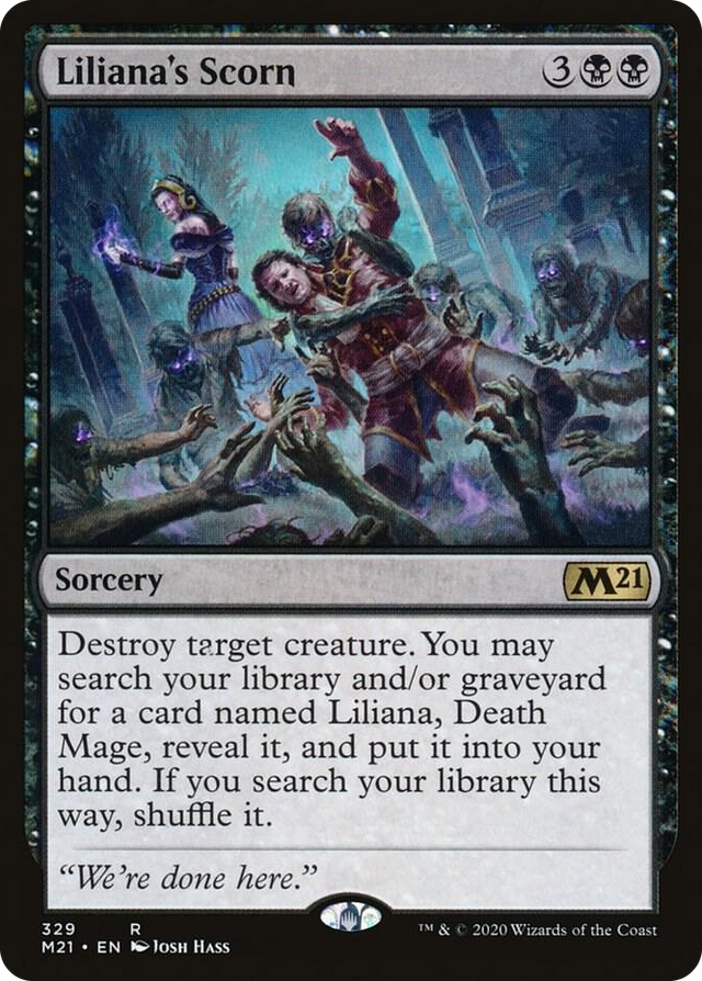 0329 Liliana's Scorn R Core Set 2021