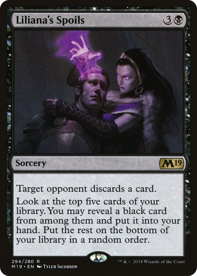 0294 Liliana's Spoils R Core Set 2019