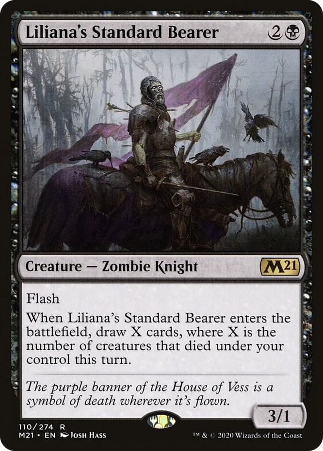 0110 Liliana's Standard Bearer R Core Set 2021