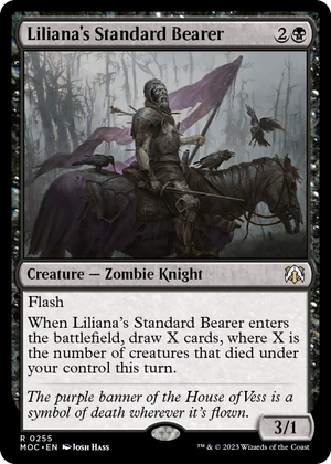 0255 Liliana's Standard Bearer R Commander: March of the Machine