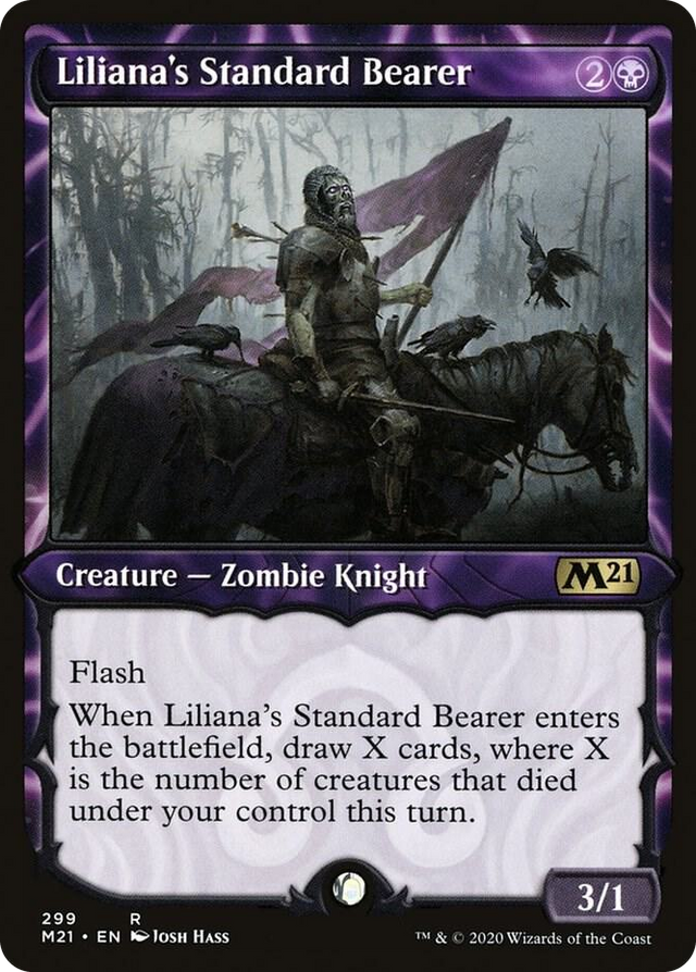 0299 Liliana's Standard Bearer (Showcase) R Core Set 2021