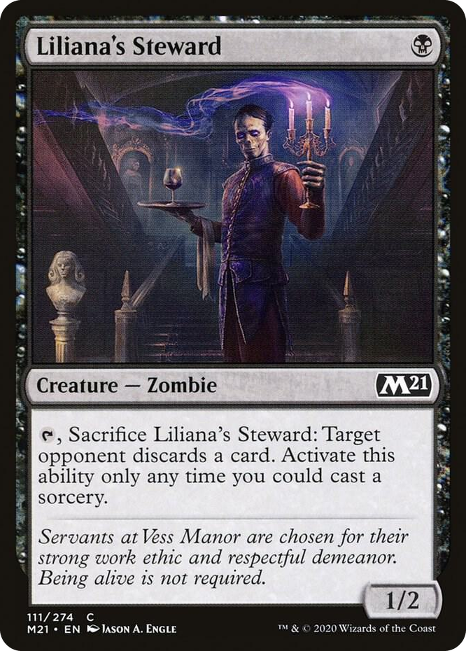 0111 Liliana's Steward C Core Set 2021