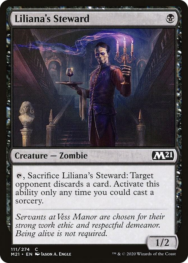 0111 Liliana's Steward C Core Set 2021