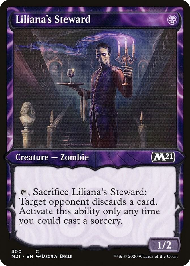 0300 Liliana's Steward (Showcase) C Core Set 2021