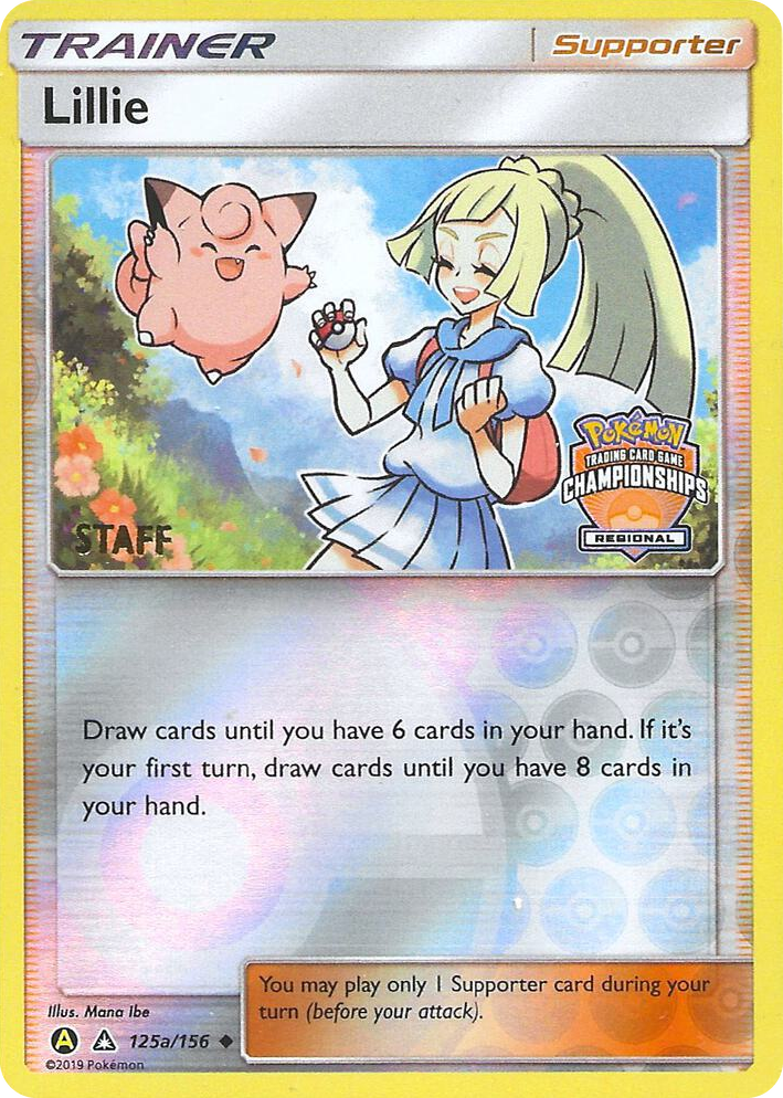 0125a Lillie - 215a/156 (Regional Championships) [Staff] Promo League & Championship Cards