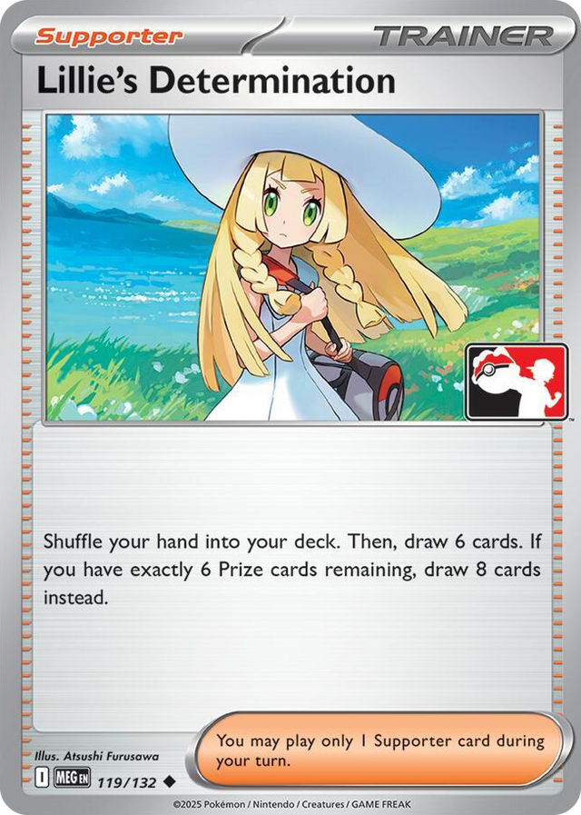 0119 Lillie's Determination Uncommon Prize Pack Series Cards