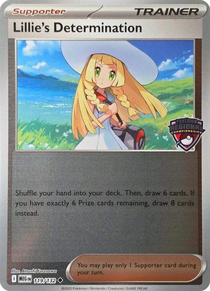 0119 Lillie's Determination (Regional Championships) Uncommon League & Championship Cards