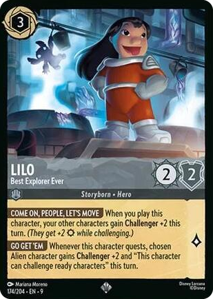 0174 Lilo - Best Explorer Ever Super Rare Fabled