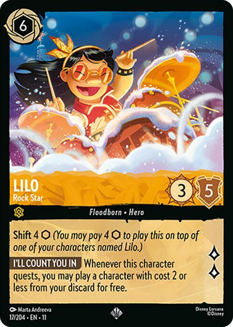 0017 Lilo - Rock Star Super Rare Winterspell