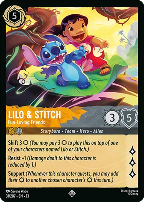 0031 Lilo & Stitch - Fun-Loving Friends Super Rare Attack of the Vine!