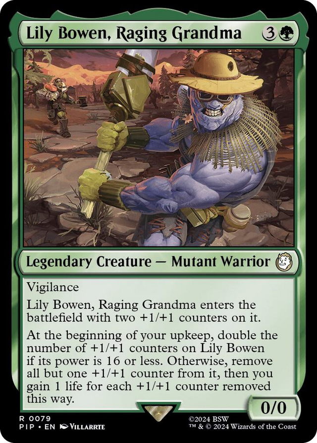 0079 Lily Bowen, Raging Grandma R Universes Beyond: Fallout