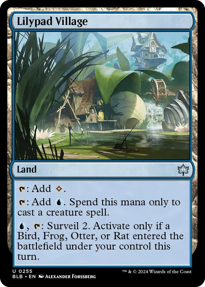 0255 Lilypad Village U Bloomburrow
