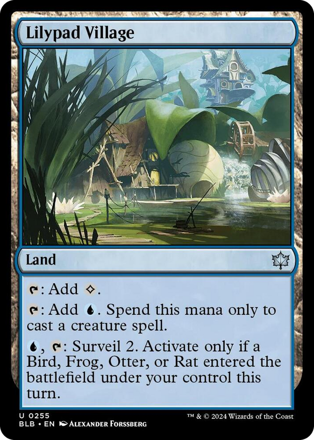 0255 Lilypad Village U Bloomburrow