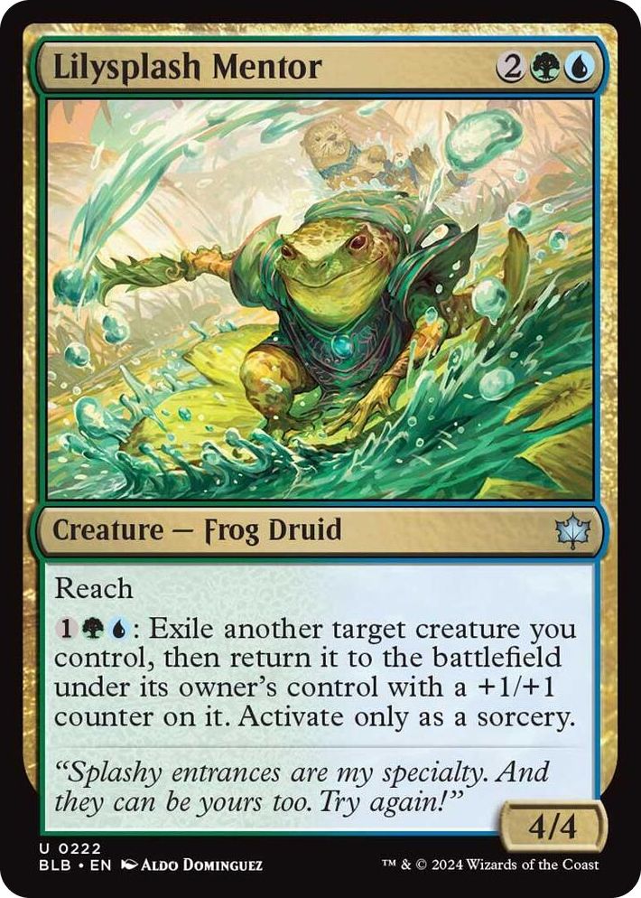 0222 Lilysplash Mentor U Bloomburrow