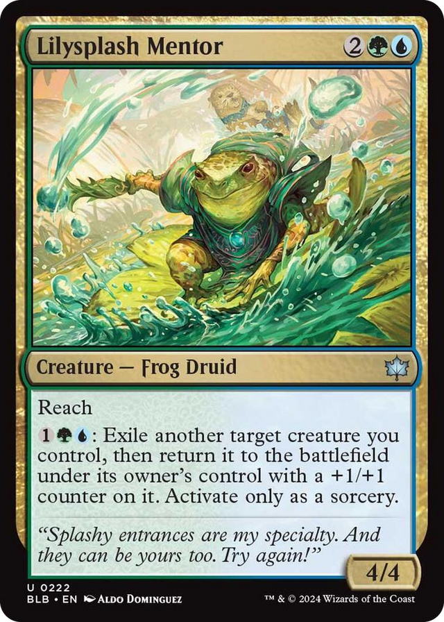0222 Lilysplash Mentor U Bloomburrow