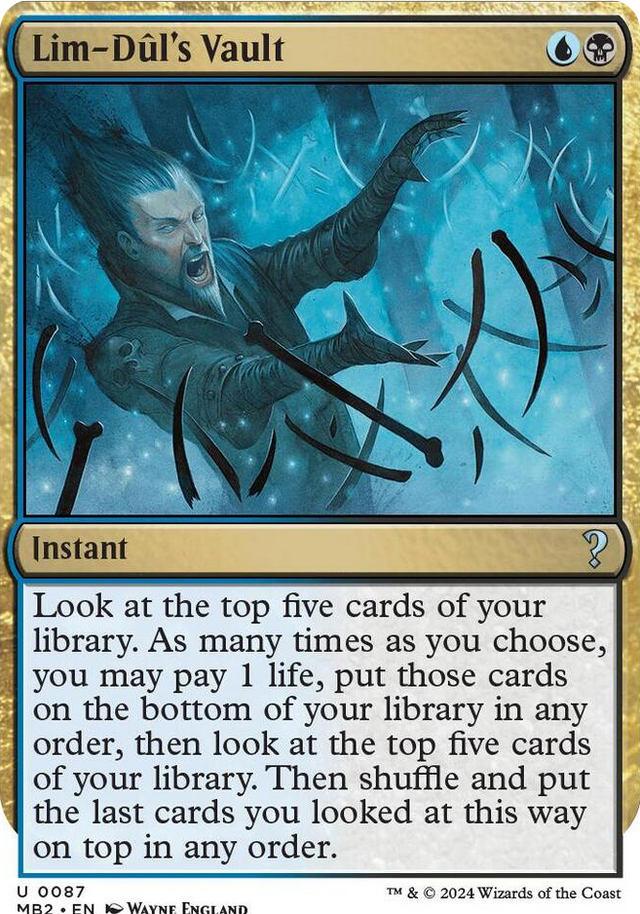 0087 Lim-Dul's Vault (White Border) U Mystery Booster 2