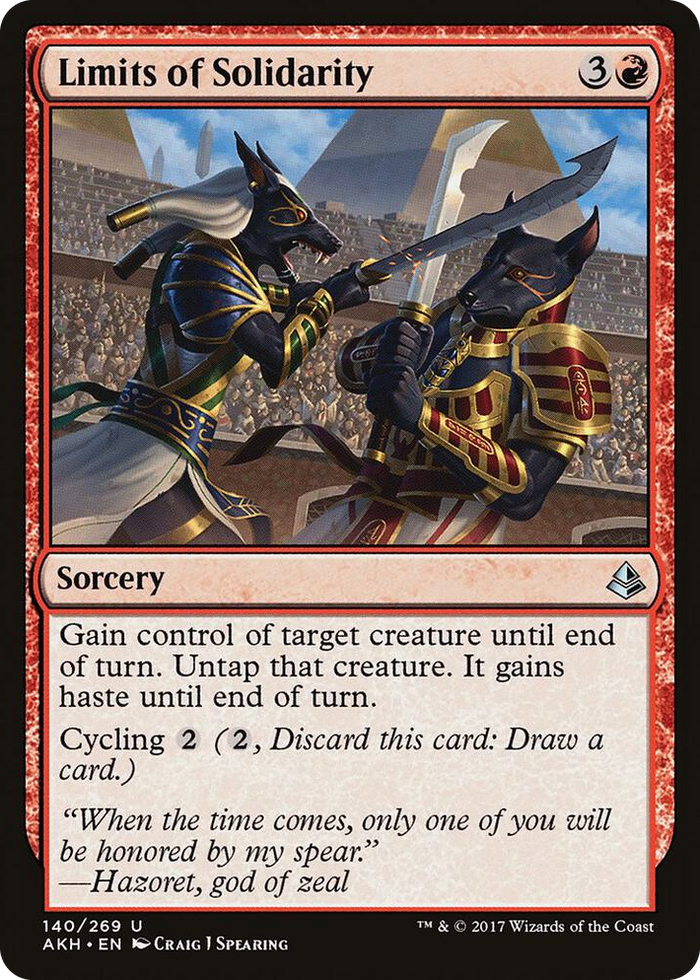 Limits of Solidarity #140 U - Amonkhet Pokemon card
