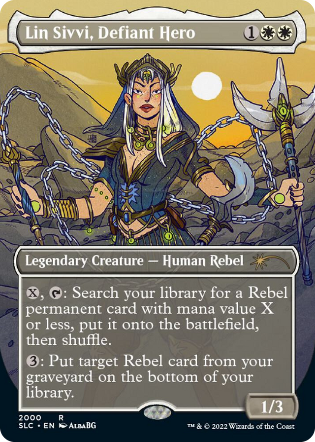 2000 Lin Sivvi, Defiant Hero R Secret Lair Countdown Kit