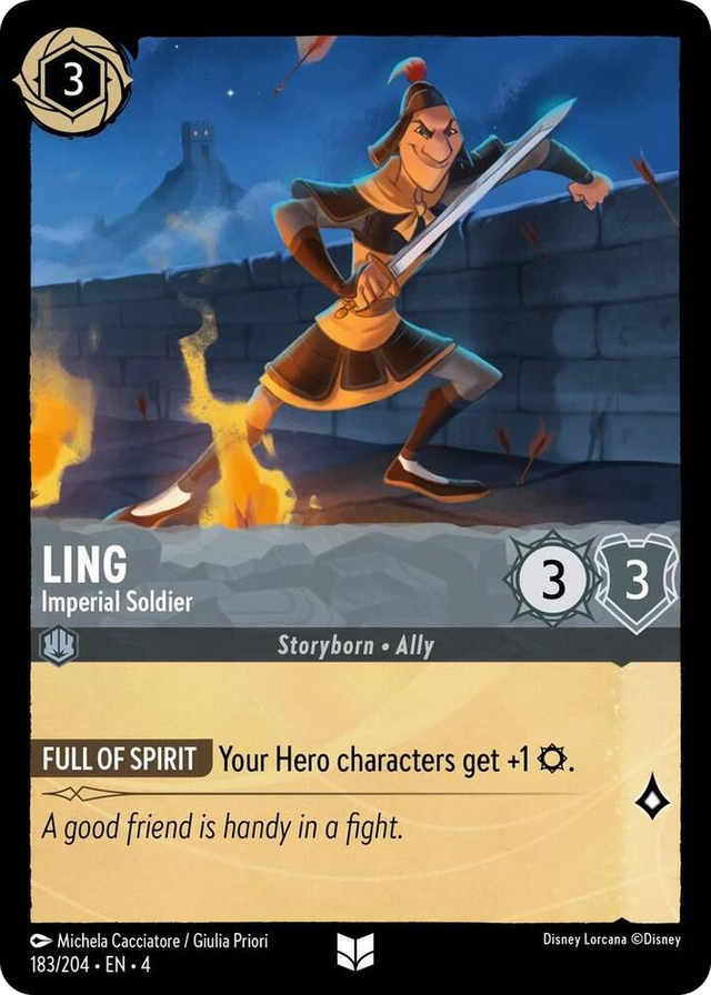 0183 Ling - Imperial Soldier Uncommon Ursula's Return
