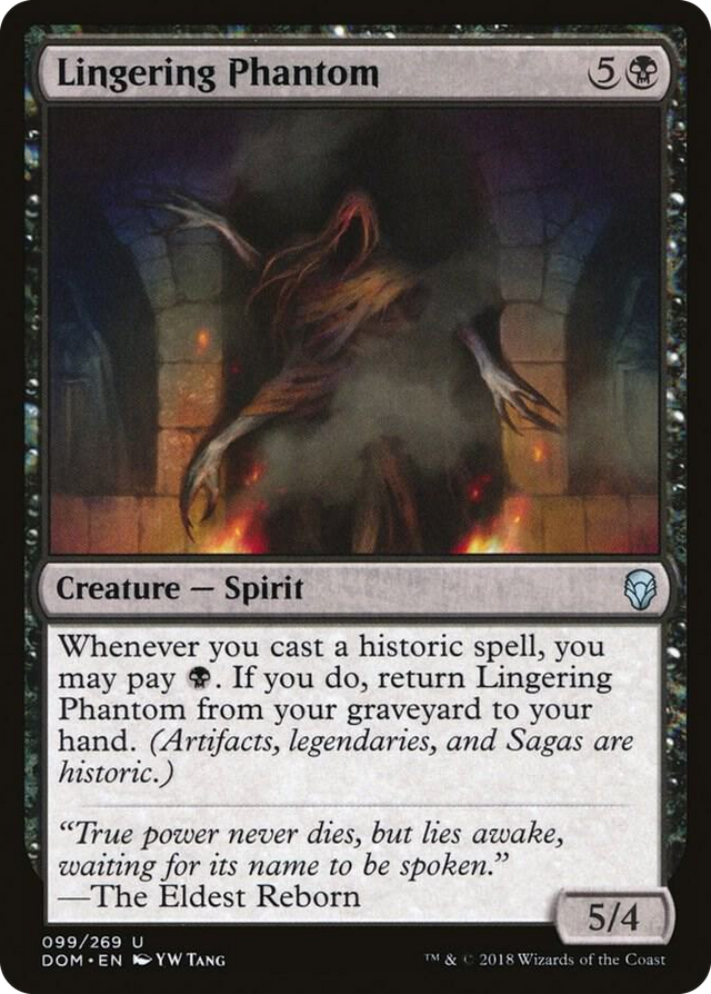 0099 Lingering Phantom U Dominaria