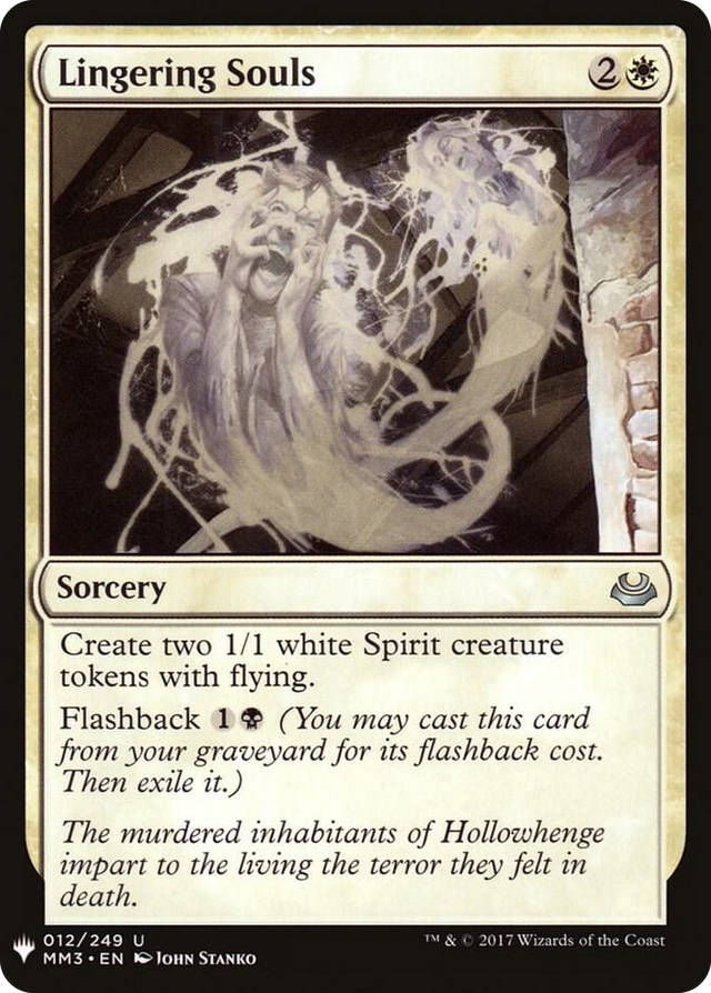 0012 Lingering Souls U The List Reprints