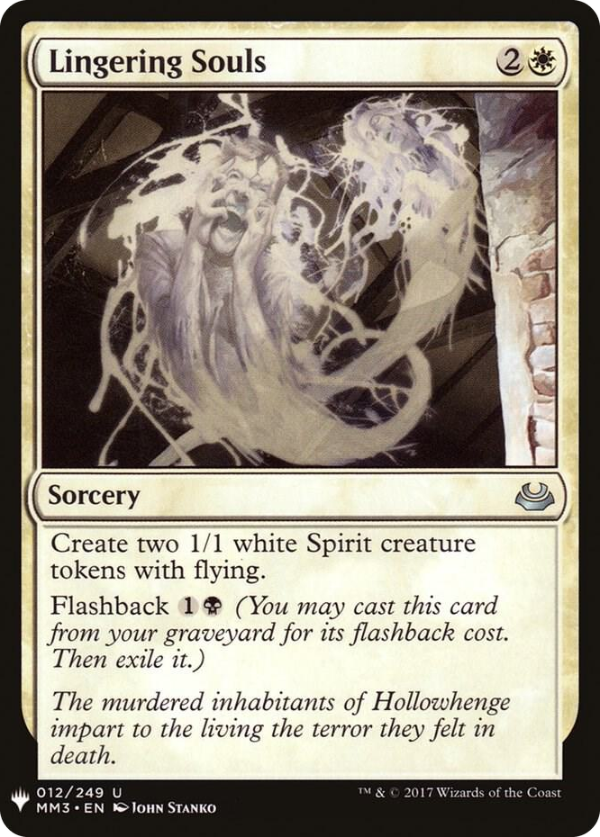 Lingering Souls #12 U - The List Reprints Pokemon card