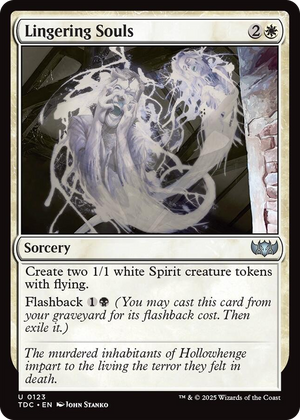 0123 Lingering Souls U Commander: Tarkir: Dragonstorm