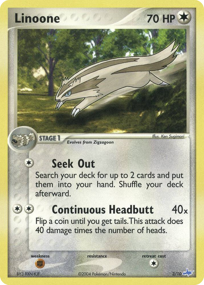 0003 Linoone Common EX Trainer Kit 1: Latias & Latios