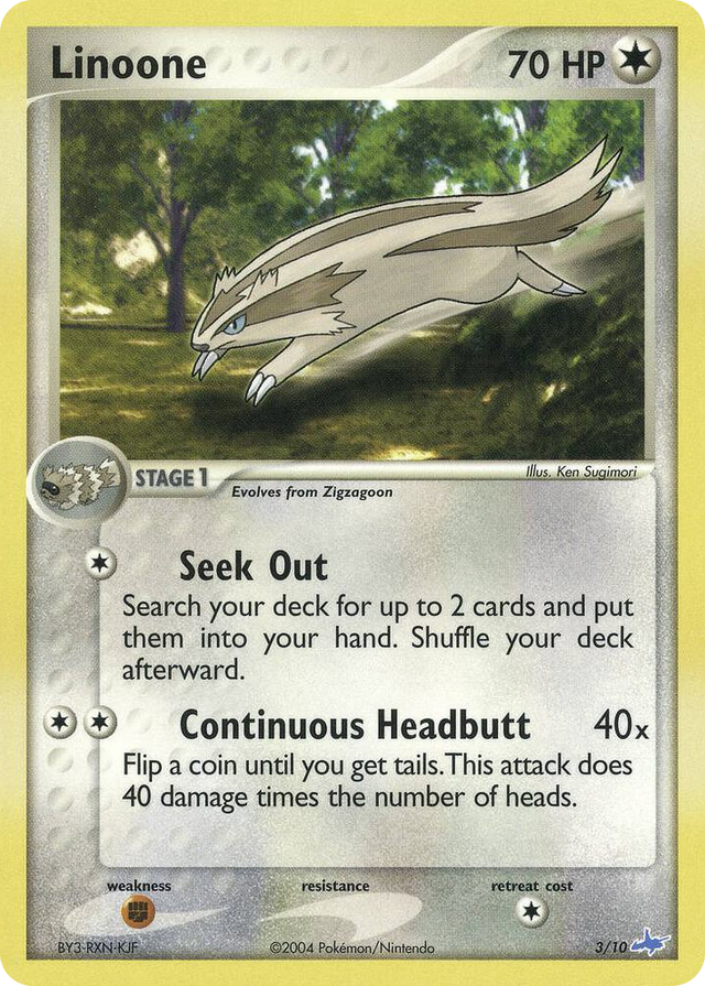 0003 Linoone Common EX Trainer Kit 1: Latias & Latios