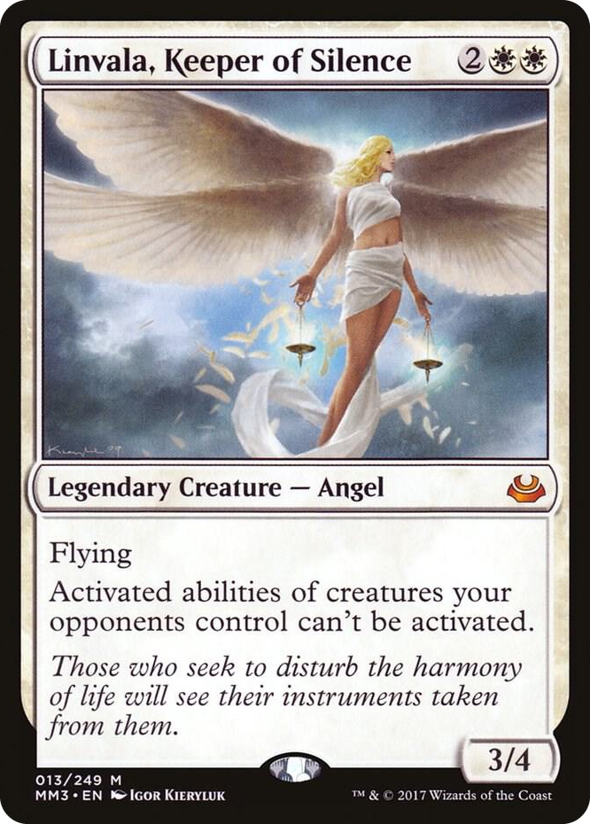 Linvala, Keeper of Silence #13 M - Modern Masters 2017 Pokemon card