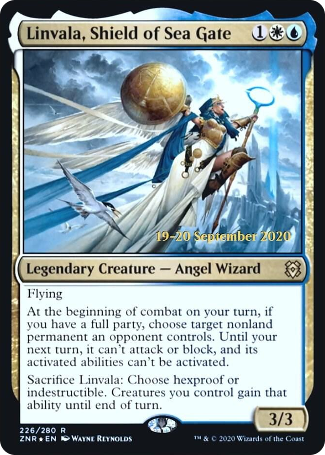 Linvala, Shield of Sea Gate #226 R - Prerelease Cards Pokemon card