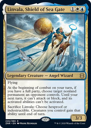 0226 Linvala, Shield of Sea Gate R Promo Pack: Zendikar Rising