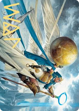 0077 Linvala, Shield of Sea Gate Art Card (Gold-Stamped Signature) S Art Series: Zendikar Rising