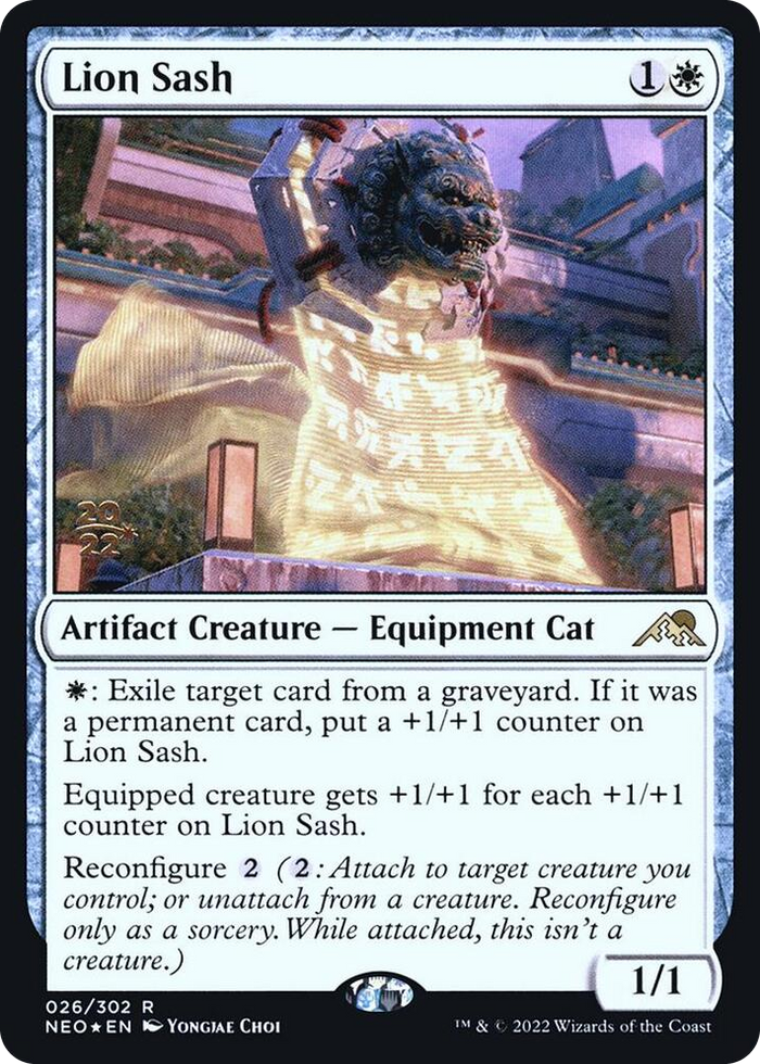 Lion Sash #26 R - Prerelease Cards Pokemon card