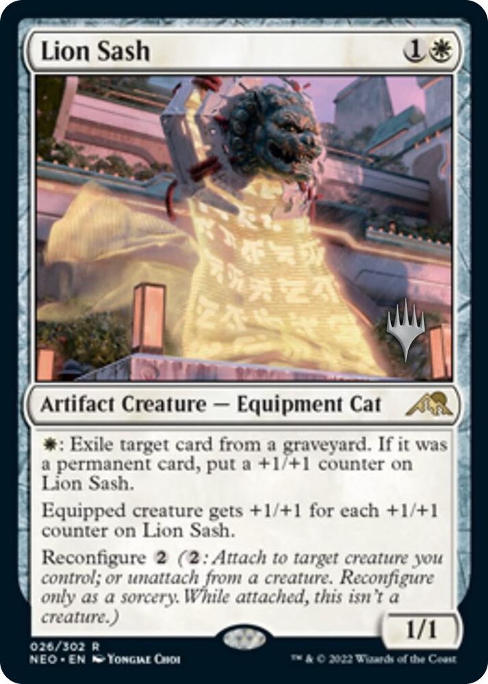 0026 Lion Sash R Promo Pack: Kamigawa: Neon Dynasty