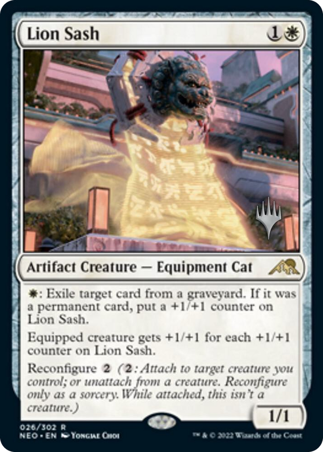 0026 Lion Sash R Promo Pack: Kamigawa: Neon Dynasty