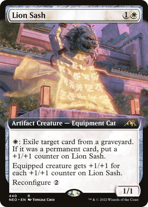 0440 Lion Sash (Extended Art) R Kamigawa: Neon Dynasty