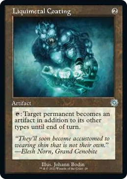 0028 Liquimetal Coating U The Brothers' War: Retro Frame Artifacts