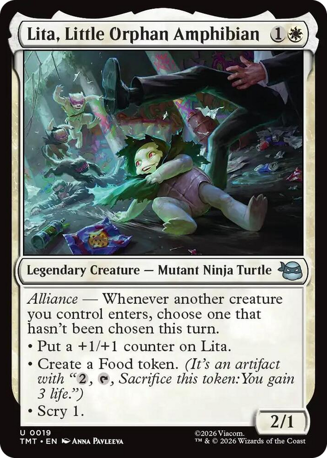 0019 Lita, Little Orphan Amphibian U Teenage Mutant Ninja Turtles