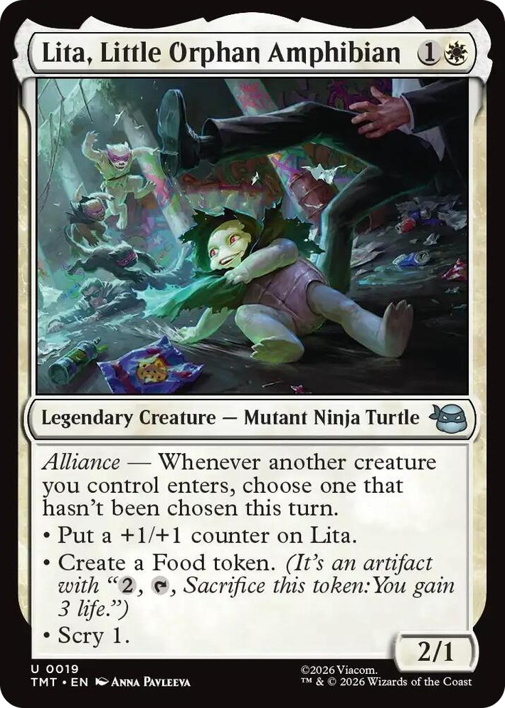 0019 Lita, Little Orphan Amphibian U Teenage Mutant Ninja Turtles