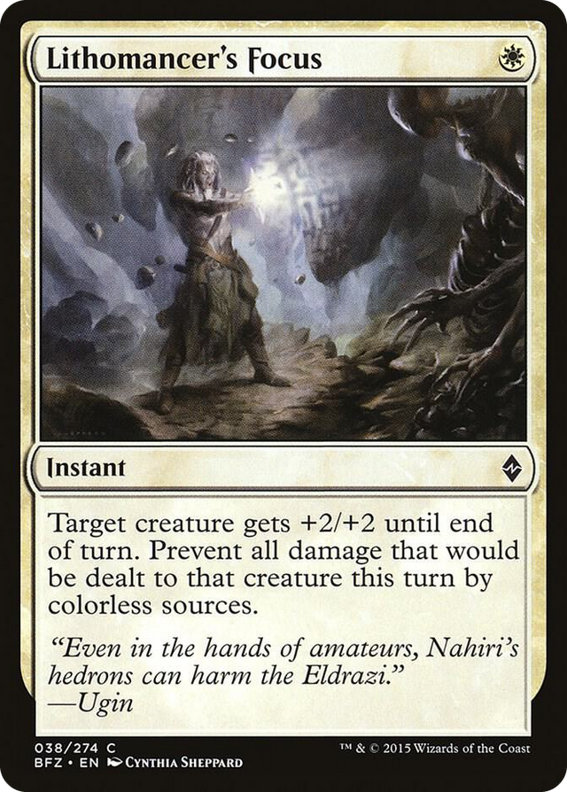 0038 Lithomancer's Focus C Battle for Zendikar