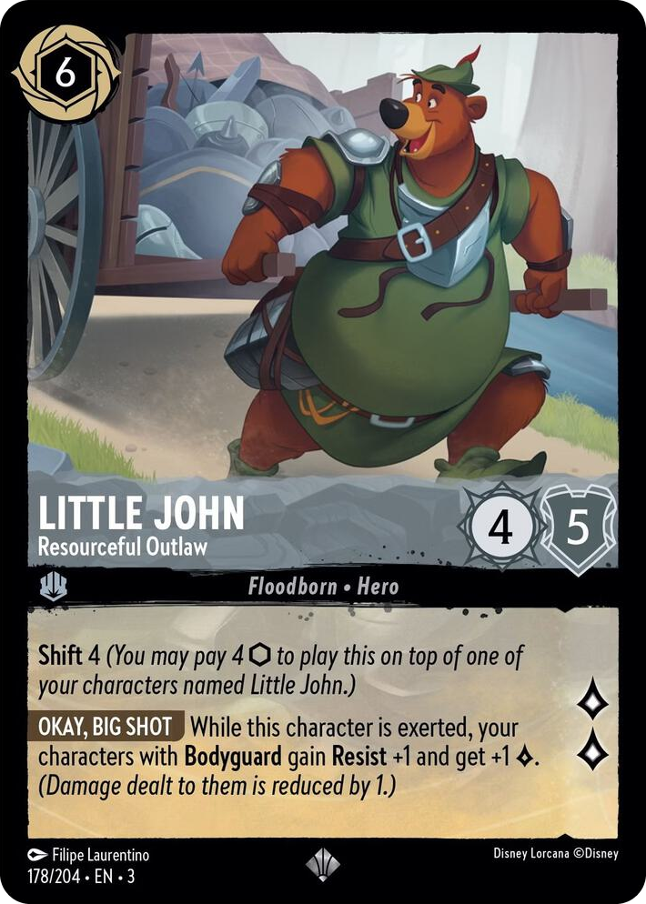 0178 Little John - Resourceful Outlaw Super Rare Into the Inklands