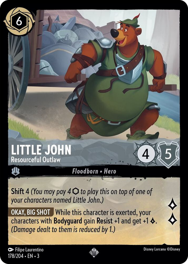 0178 Little John - Resourceful Outlaw Super Rare Into the Inklands