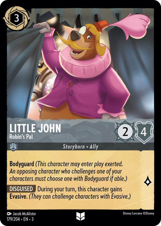 0179 Little John - Robin's Pal Uncommon Into the Inklands