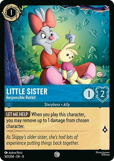 0163 Little Sister - Responsible Rabbit Common Reign of Jafar