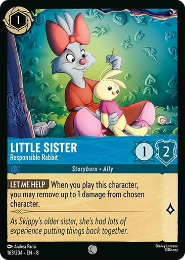 0163 Little Sister - Responsible Rabbit Common Reign of Jafar