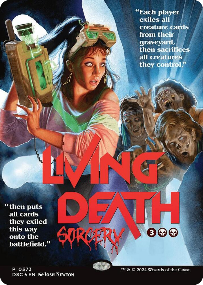 Living Death (Showcase) #373 P - Commander: Duskmourn: House of Horror Pokemon card