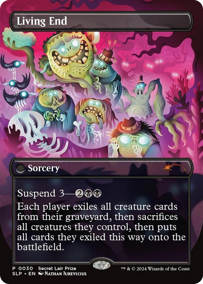Living End #30 P - Secret Lair Showdown Pokemon card