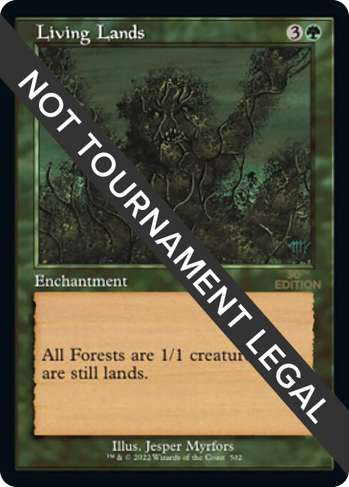 0502 Living Lands (Retro Frame) R 30th Anniversary Edition