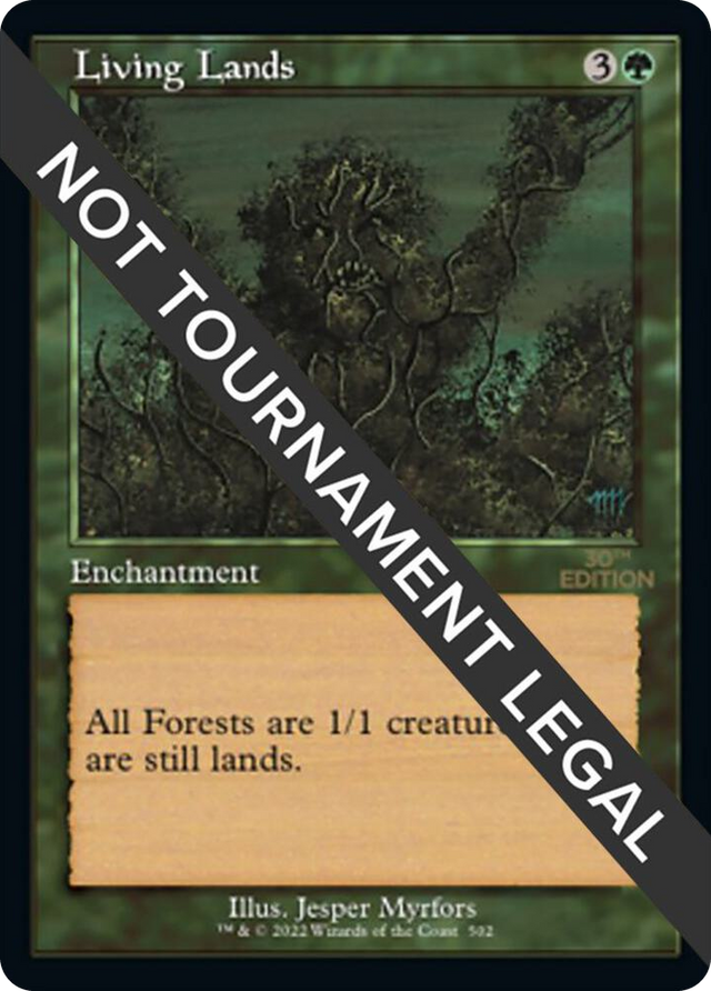 0502 Living Lands (Retro Frame) R 30th Anniversary Edition